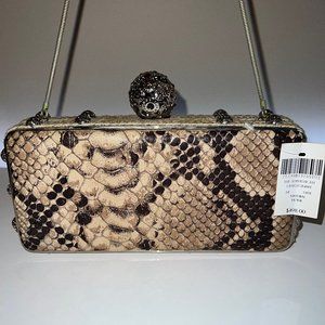 Henri Bendel Sophisticate Clutch Snake